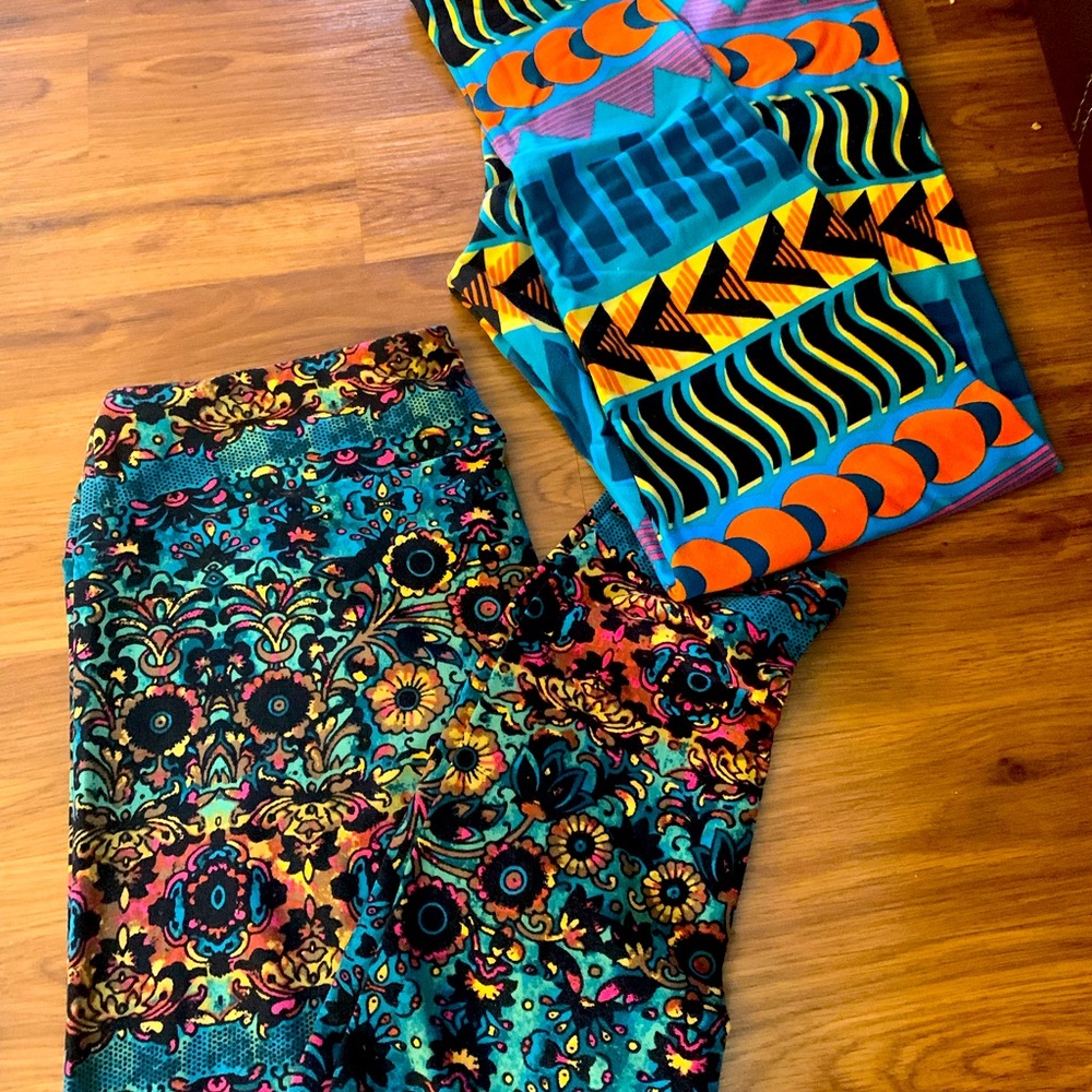 Bundle of 2 Lularoe TC Leggings
